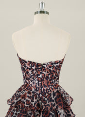 Ball-Gown/Princess Sleeveless Short Orangza Homecoming Dress With Pleated
