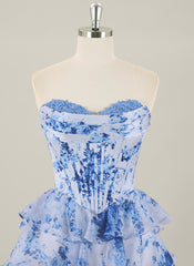 Ball-Gown/Princess Sleeveless Short Chiffon Homecoming Dress With Pleated