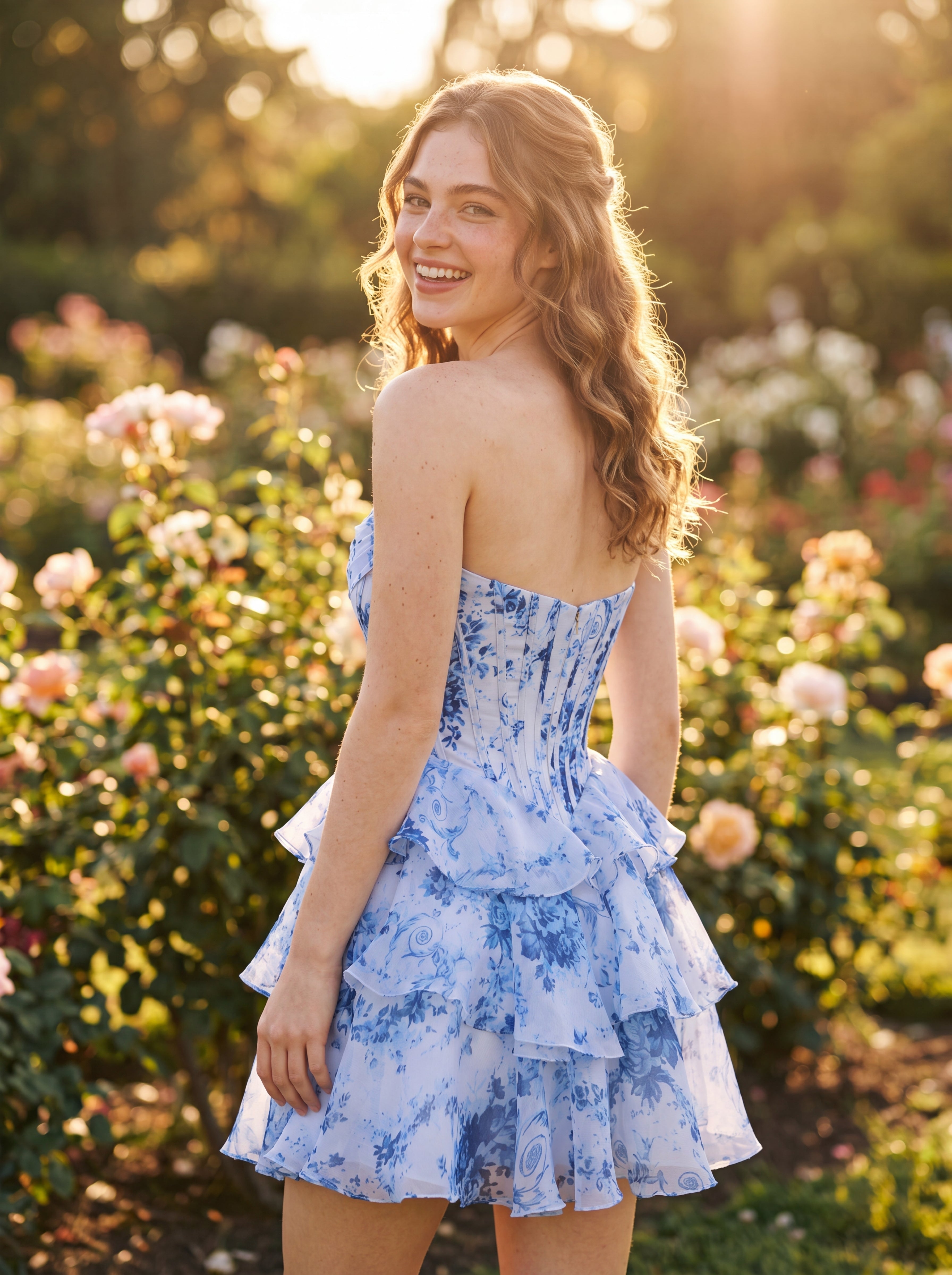 Ball-Gown/Princess Sleeveless Short Chiffon Homecoming Dress With Pleated