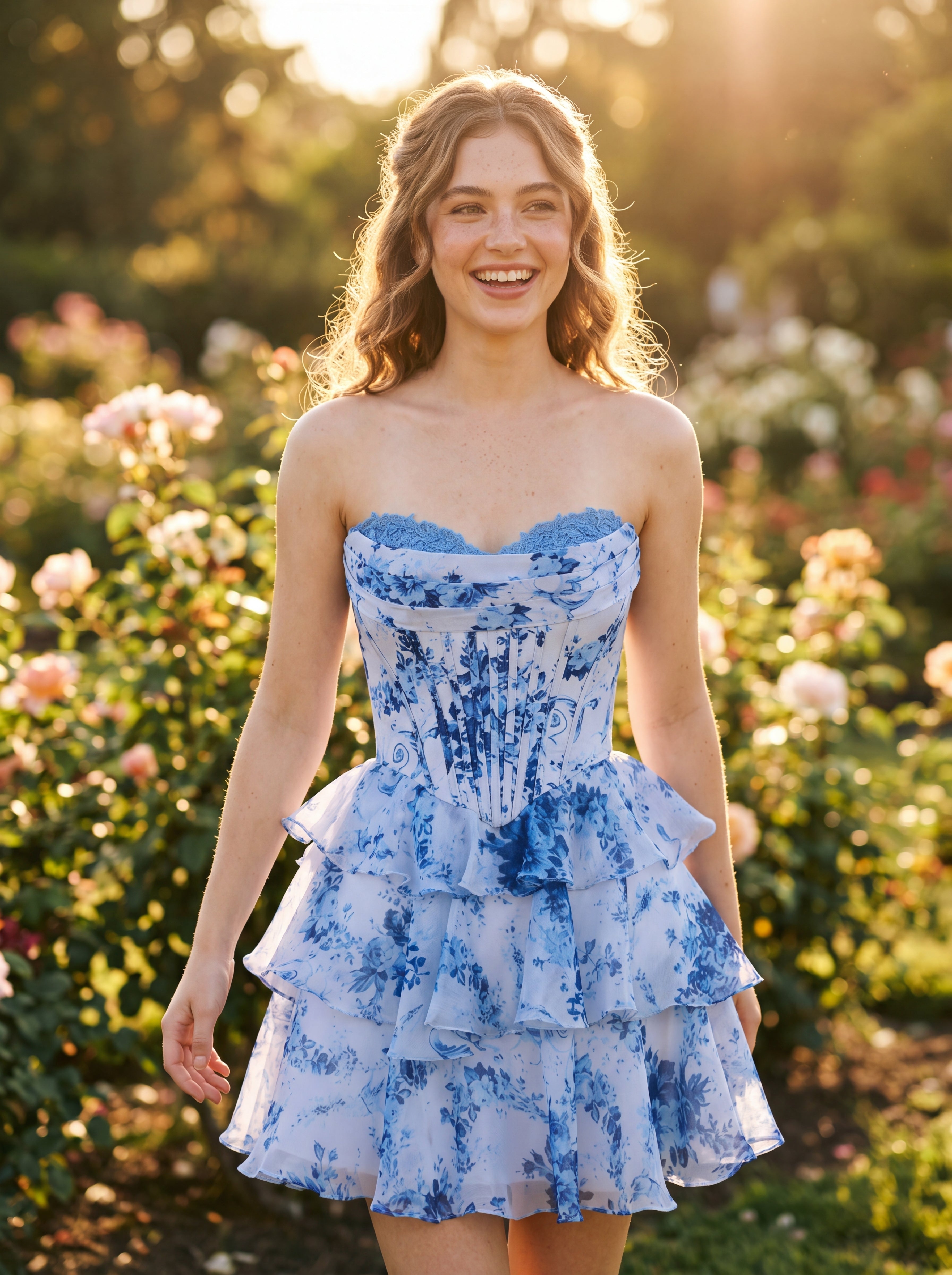 Ball-Gown/Princess Sleeveless Short Chiffon Homecoming Dress With Pleated
