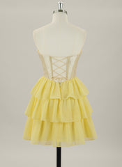Ball-Gown/Princess Sleeveless Short Chiffon Homecoming Dress With Ruffle