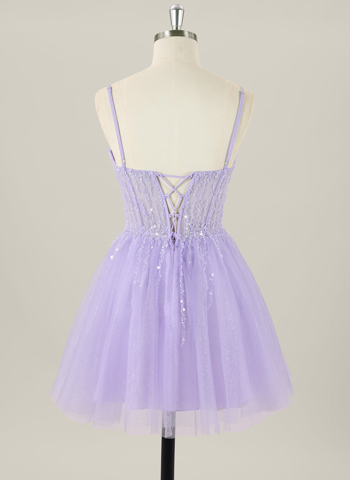 Ball-Gown/Princess Sleeveless Short Tulle Homecoming Dress