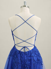 Ball-Gown/Princess Sleeveless Short Tulle Homecoming Dress With Rhinestone