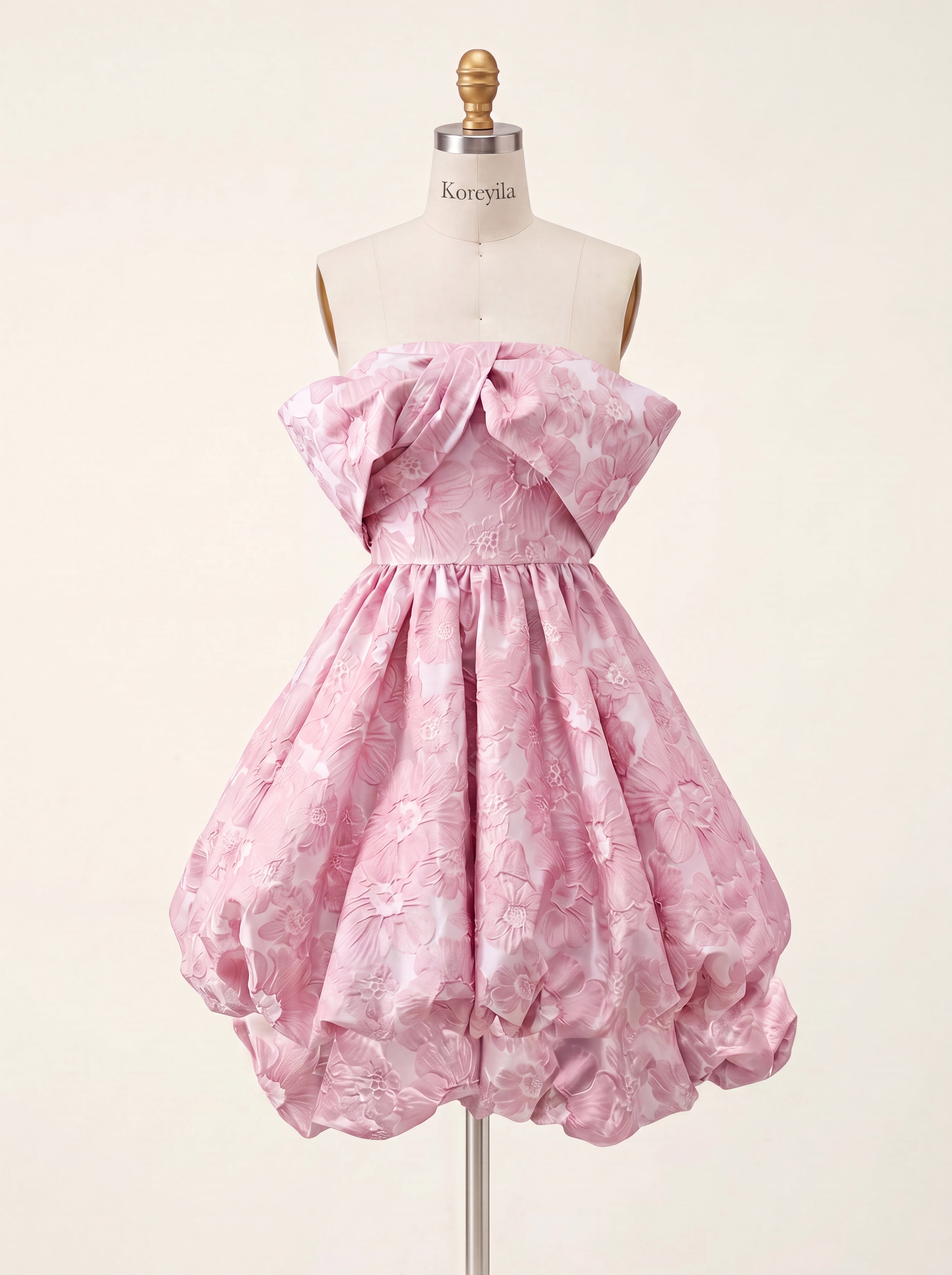 The Coquette Floral Bow Off-the-Shoulder Mini | Prom & HoCo