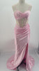 The Princess Rhinestone Corset Satin Maxi | Prom & Formal