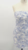 The Coastal Cutie Blue Floral Strapless Mini | HoCo & Rush