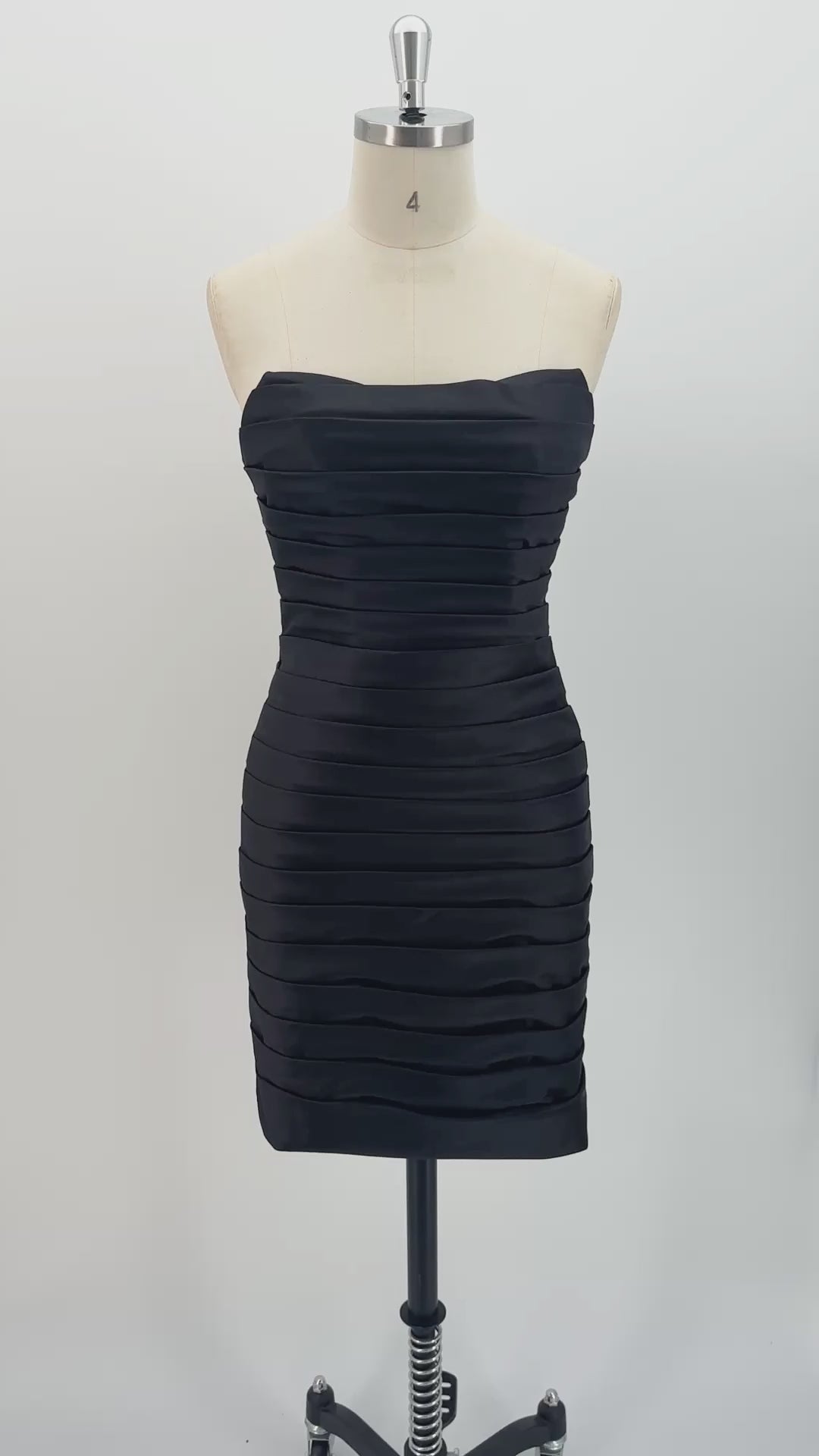 The It Girl Ruched Satin Bodycon Mini | HoCo & Party