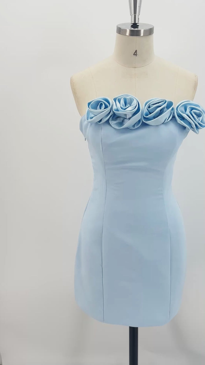 The Coquette Floral Strapless Mini | Prom & HoCo