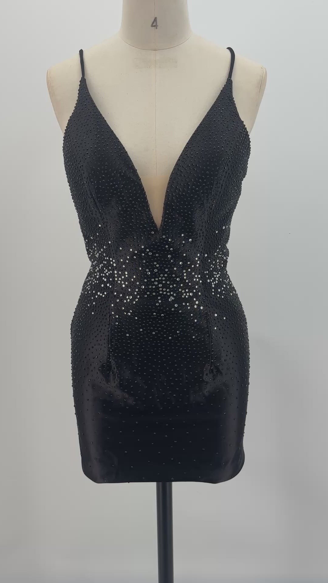 The Y2K Rhinestone Cutout Bodycon Mini | HoCo & Prom