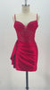 The Y2K Glam Sequin Corset Satin Mini | Prom & HoCo