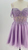 The Coquette Beaded Corset Fit & Flare Mini | Prom & HoCo