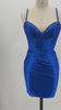 The Y2K Rhinestone Corset Satin Mini | HoCo & Party